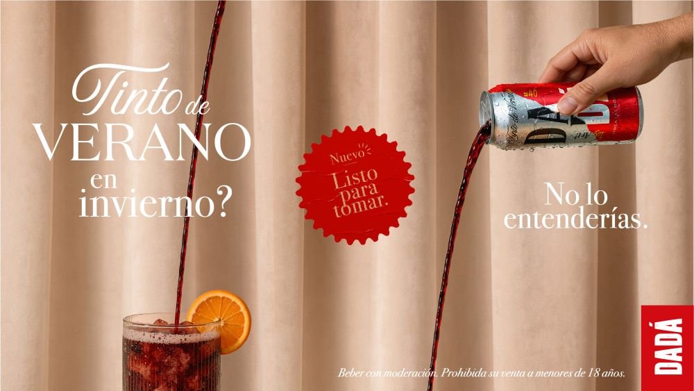 DADÁ lanza en pleno clima mundialista un Tinto de Verano listo para tomar